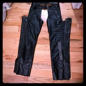 Harley Davidson leather chaps
